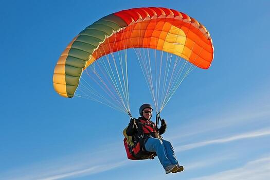 Paragliding adventure
